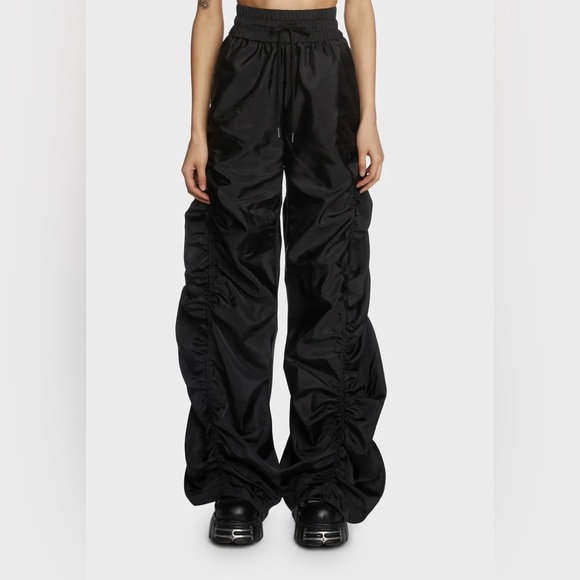 Zemeta - Ruched Wide Leg Pants - Size Small - Picture 2 of 7